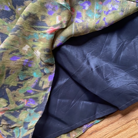 J.Crew Silk Abstract Print Dress - Picture 5 of 5